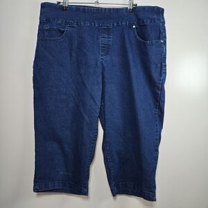 Time and Tru Blue Denim Capris